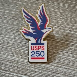 USPS 250 Commemorative Bird Pin - Red, Blue, White